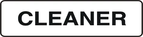 G 785 — GENERAL - CLEANER